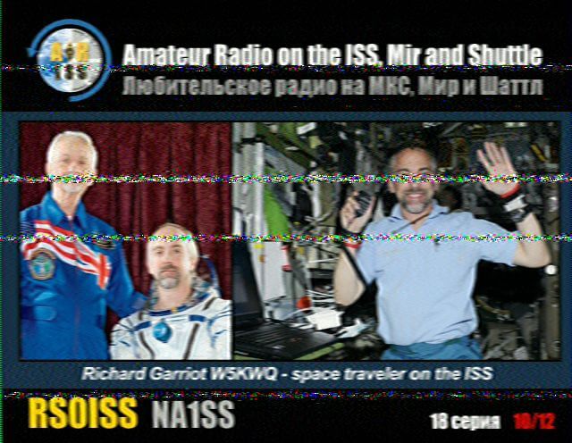 ISS SSTV Image
